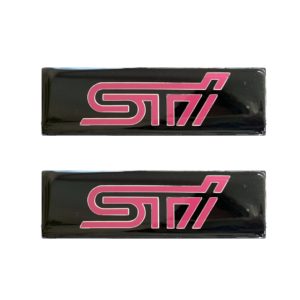 SUBARU STI ΣΗΜΑΤΑ ΒΙΔΩΤΑ 10 Χ 3 cm ΕΠΟΞΕΙΔΙΚΗΣ ΡΥΤΙΝΗΣ (ΥΓΡΟ ΓΥΑΛΙ) ΣΕ ΜΑΥΡΟ/ΧΡΩΜΙΟ/ΦΟΥΞΙΑ ΓΙΑ ΠΑΤΑΚΙΑ – 2 ΤΕΜ.