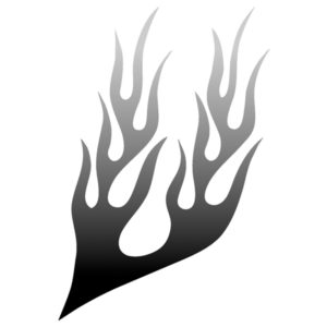 ΑΥΤΟΚΟΛΛΗΤΟ ΦΛΟΓΑ-ΜΑΥΡΟ/ΑΝΘΡΑΚΙ