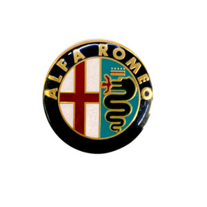 ALFA ROMEO ΣΗΜΑ ΚΑΠΩ 3D ΑΥΤΟΚΟΛΛΗΤΟ 7,4 cm ΜΠΛΕ/ΧΡΥΣΟ  – 1 ΤΕΜ.