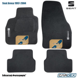 Πατάκια Αυτοκινήτου Seat Arosa 1997-2004 Μαρκέ μοκέτα Velourtec™ 4τμχ της Cardex