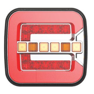 ΦΑΝΑΡΙ ΠΙΣΙΝΟ RCL-08-LR 10-30V LED 108x102x38mm ΜΕ ΚΑΛΩΔΙΟ 1ΤΕΜ