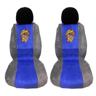 Πλατοκαθίσματα Αυτοκινήτου Πετσετέ Looney Tunes Taz Μπλε-Γκρι 2 Τεμάχια