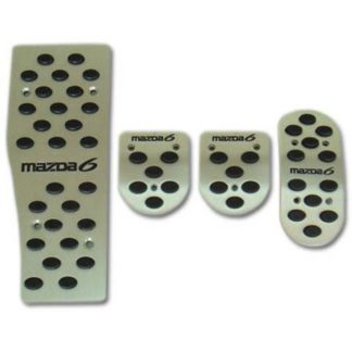 Πεντάλ Αλουμινίου Και Footrest Συμβατά Με Mazda 6 Μη Αυτόματο Σετ 4 Τεμάχια