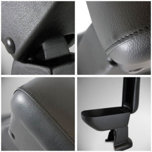 Κονσόλα – Τεμπέλης Χειροφρένου Μαύρη MB Smart For Four