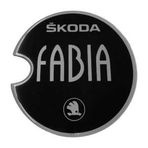 SKODA FABIA 5D 1999-2008 ΑΥΤΟΚΟΛΛΗΤΟ ΤΑΠΑΣ ΡΕΖΕΡΒΟΥΑΡ 14 cm ΜΑΥΡΟ/ΧΡΩΜΙΟ ΜΕ ΕΠΙΚΑΛΥΨΗ ΕΠΟΞΕΙΔΙΚΗΣ ΡΥΤΙΝΗΣ (ΥΓΡΟ ΓΥΑΛΙ) – 1 ΤΕΜ.