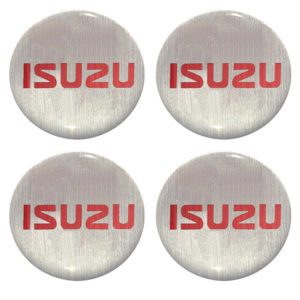 Αυτοκόλλητα Ζαντών Σμάλτο Isuzu 60mm 4Τμχ