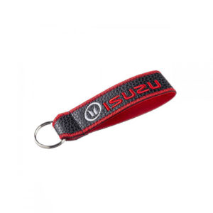 Μπρελόκ Κλειδιών Τεχνόδερμα Κεντητό Δύο Όψεων Isuzu