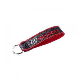 Μπρελόκ Κλειδιών Τεχνόδερμα Κεντητό Δύο Όψεων Isuzu
