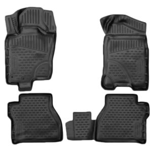 NISSAN NAVARA D23 2015+ ΜΑΡΚΕ ΠΑΤΑΚΙΑ ΣΕ ΣΚΑΦΗ TPE ΛΑΣΤΙΧΟ ΣΕ ΜΑΥΡΟ ΧΡΩΜΑ NOVLINE – 4 ΤΕΜ.