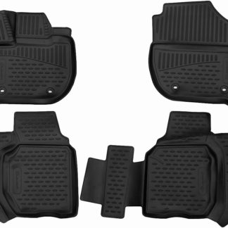 HONDA JAZZ 5D 2014+ ΜΑΡΚΕ ΠΑΤΑΚΙΑ ΣΕ ΣΚΑΦΗ TPE ΛΑΣΤΙΧΟ ΣΕ ΜΑΥΡΟ ΧΡΩΜΑ NOVLINE - 4 ΤΕΜ.