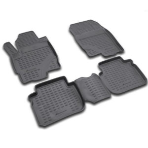 KIA PICANTO 5D 2011-08/2017  ΜΑΡΚΕ ΠΑΤΑΚΙΑ ΣΕ ΣΚΑΦΗ TPE ΛΑΣΤΙΧΟ ΣΕ ΜΑΥΡΟ ΧΡΩΜΑ NOVLINE – 4 ΤΕΜ.