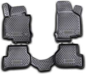 VW GOLF 6 3/5D 04/2009+  ΜΑΡΚΕ ΠΑΤΑΚΙΑ ΣΕ ΣΚΑΦΗ TPE ΛΑΣΤΙΧΟ ΣΕ ΜΑΥΡΟ ΧΡΩΜΑ NOVLINE – 4 ΤΕΜ.