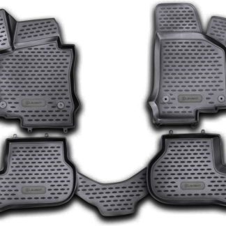 VW GOLF 6 3/5D 04/2009+ ΜΑΡΚΕ ΠΑΤΑΚΙΑ ΣΕ ΣΚΑΦΗ TPE ΛΑΣΤΙΧΟ ΣΕ ΜΑΥΡΟ ΧΡΩΜΑ NOVLINE - 4 ΤΕΜ.