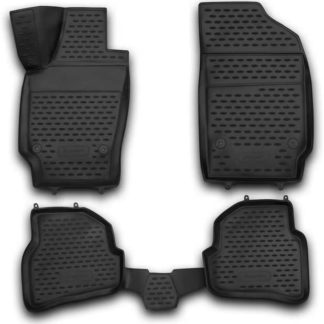 VW POLO 3/5D 2009-2020 ΜΑΡΚΕ ΠΑΤΑΚΙΑ ΣΕ ΣΚΑΦΗ TPE ΛΑΣΤΙΧΟ ΣΕ ΜΑΥΡΟ ΧΡΩΜΑ NOVLINE - 4 ΤΕΜ.