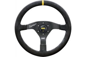 ΤΙΜΟΝΙ VELOCITA ΜΕ SUEDE ΜΑΥΡΟ 350ΜΜ OMP – 1 ΤΕΜ.