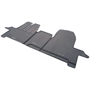 FORD TRANSIT 2/3ΘΕΣΙΟ 2014+ / TOURNEO CUSTOM 2/3ΘΕΣΙΟ 2012+ (1Η ΣΕΙΡΑ ΚΑΘΙΣΜΑΤΩΝ) ΜΑΡΚΕ ΠΑΤΑΚΙΑ ΛΑΣΤΙΧΟ ΣΕ ΜΑΥΡΟ ΧΡΩΜΑ ΧΩΡΙΣ ΚΟΥΜΠΩΜΑΤΑ CIK – 3 ΤΕΜ.