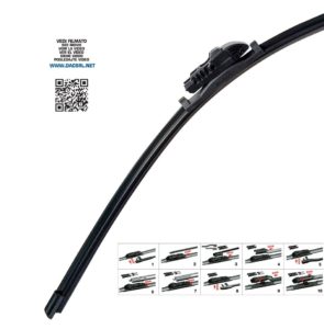 Υαλοκαθαριστήρας νέου τύπου ALL-IN-ONE 38 cm με μονό αντάπτορα γενικής χρήσης για 10 τύπους μπράτσων OTOTOP – 1 τεμάχιο