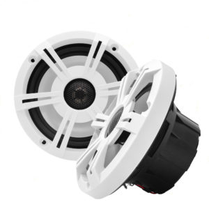 HASDA ΗΧΕΙΑ 2 ΔΡΟΜΩΝ 6.5” ΛΕΥΚΑ 240W ΑΔΙΑΒΡΟΧΑ H-065W -2 ΤΕΜ.