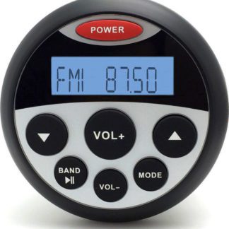 HASDA MP3 PLAYER 89mm - 12V - 4X25W ΜΕ ΡΑΔΙΟΦΩΝΟ / USB / BLUETOOTH (ΑΔΙΑΒΡΟΧΟ/ΣΤΡΟΓΓΥΛΟ/ΜΑΥΡΟ)