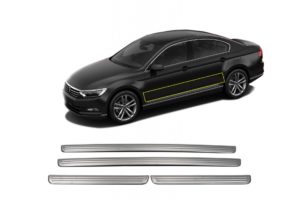 VW PASSAT B8 SEDAN 2015+ ΜΑΡΣΠΙΕ ΕΣΩΤΕΡΙΚΑ ΑΥΤΟΚΟΛΛΗΤΑ  ΑΝΟΞ.ΑΤΣΑΛΙ ΧΡΩΜΙΟ S-DIZAYN – 4 TEM.
