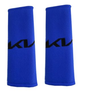 ΚΙΑ ​ΜΑΞΙΛΑΡΑΚΙΑ ΓΙΑ ΖΩΝΗ ΑΣΦΑΛΕΙΑΣ 21 X 7,5 cm ΣΕ ΜΠΛΕ ΧΡΩΜΑ ΜΕ ΜΑΥΡΟ LOGO - 2 ΤΕΜ.