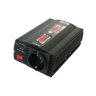 INVERTER 24>230V max300W-peak600W ME 1 USB ΑΜΙΟ -1 ΤΕΜ.