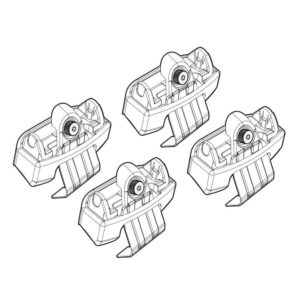 SKODA FABIA 5D 09/2021+ ΑΚΡΑ ΓΙΑ ΜΠΑΡΕΣ NORDRIVE – 4 ΤΕΜ