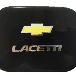 CHEVROLET LACETTI 3/4/5D 2004>2011​ ΑΥΤΟΚΟΛΛΗΤΟ ΤΑΠΑΣ ΡΕΖΕΡΒΟΥΑΡ 16,5 x 12,5 cm ΜΑΥΡΟ/ΧΡΩΜΙΟ/ΧΡΥΣΟ ΜΕ ΕΠΙΚΑΛΥΨΗ ΕΠΟΞΕΙΔΙΚΗΣ ΡΥΤΙΝΗΣ (ΥΓΡΟ ΓΥΑΛΙ) - 1 ΤΕΜ.