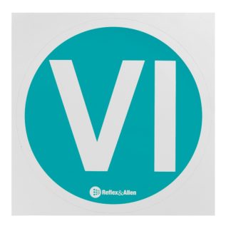 ΣΗΜΑ ΑΥΤΟΚΟΛΛΗΤΟ ""VI"" EURO 6 ΓΙΑ ΦΟΡΤΗΓΟ 220mm 12 TEM.