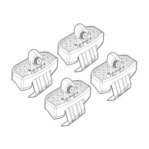 MAZDA CX-30 09/2019+ ΑΚΡΑ ΓΙΑ ΜΠΑΡΕΣ NORDRIVE – 4 TEM.