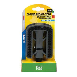 ΠΕΤΑΛΙΑ ΠΟΔΗΛΑΤΟΥ ΑΠΟ ΡΗΤΙΝΗ ΜΕ ΑΝΑΚΛΑΣΤΗΡΕΣ/ΑΝΤΙΟΛΙΣΘΗΤΙΚΟ PVC ΓΚΡΙ ΧΡΩΜΑ CITY BIKE PED-3 2ΤΕΜ.