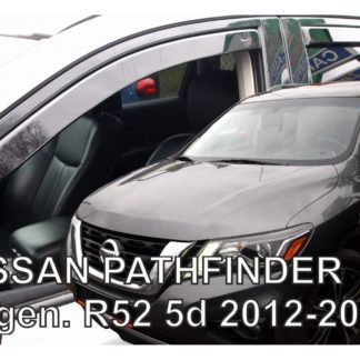 NISSAN PATHFINDER IV R52 5D 2012-2020 ΣΕΤ ΑΝΕΜΟΘΡΑΥΣΤΕΣ ΑΥΤΟΚΙΝΗΤΟΥ ΑΠΟ ΕΥΚΑΜΠΤΟ ΦΙΜΕ ΠΛΑΣΤΙΚΟ HEKO - 4 ΤΕΜ.
