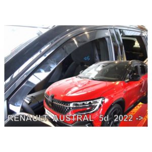 RENAULT AUSTRAL 5D 2022+  ​ΖΕΥΓΑΡΙ ΑΝΕΜΟΘΡΑΥΣΤΕΣ ΑΠΟ ΕΥΚΑΜΠΤΟ ΦΙΜΕ ΠΛΑΣΤΙΚΟ HEKO – 2 ΤΕΜ.