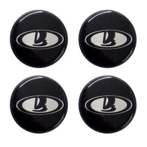LADA ΤΑΠΕΣ ΚΕΝΤΡΟΥ ΖΑΝΤΑΣ ΜΑΥΡΟ/ΧΡΩΜΙΟ ΚΟΥΜΠΩΤΕΣ (ΕΣΩΤΕΡ. 56mm ΚΑΙ ΕΞΩΤΕΡ. 58mm) 4ΤΕΜ.