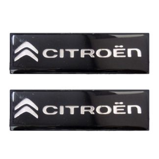 CITROEN ΣΗΜΑΤΑ ΒΙΔΩΤΑ 10 Χ 3 cm ΕΠΟΞΕΙΔΙΚΗΣ ΡΥΤΙΝΗΣ (ΥΓΡΟ ΓΥΑΛΙ) ΣΕ ΜΑΥΡΟ/ΧΡΩΜΙΟ ΓΙΑ ΠΑΤΑΚΙΑ - 2 ΤΕΜ.