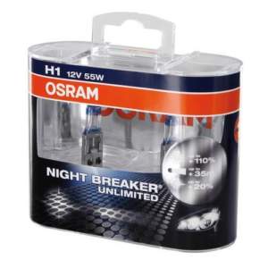 H1 55W P14,5s ΛΑΜΠΕΣ ΑΛΟΓΟΝΟΥ NIGHT BREAKER UNLIMITED 2 ΤΕΜΑΧΙΑ ΣΕ ΚΡΕΜΑΣΤΗ ΣΥΣΚΕΥΑΣΙΑ