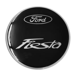 FORD FIESTA 3D/5D 2008-2013  ΑΥΤΟΚΟΛΛΗΤΟ ΤΑΠΑΣ ΡΕΖΕΡΒΟΥΑΡ 13,5 cm ΜΑΥΡΟ/ΧΡΩΜΙΟ ΜΕ ΕΠΙΚΑΛΥΨΗ ΕΠΟΞΕΙΔΙΚΗΣ ΡΥΤΙΝΗΣ (ΥΓΡΟ ΓΥΑΛΙ) – 1 ΤΕΜ.