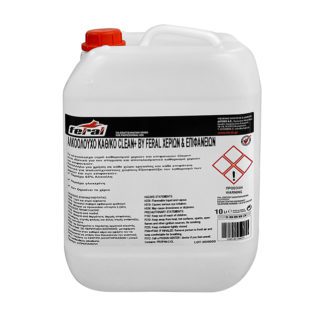 Αλκοολούχο Καθαριστικό Χεριών Και Επιφανειών Clean+ By Feral 10lt