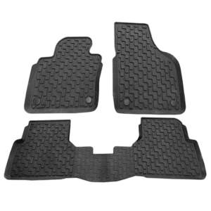 Πατάκια Αυτοκινήτου Συμβατά Με VW Tiguan 2008+ Μαύρα 3Τμχ