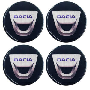 Αυτοκόλλητα Ζαντών Σμάλτο Dacia 60mm 4Τμχ