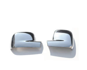VW CADDY MVN  2003-2015 /VW TRANSPORTER T5 ΚΑΠΑΚΙΑ ΚΑΘΡΕΦΤΩΝ ΧΡΩΜΙΟΥ ΣΑΤΙΝΕ 2 ΤΕΜ. ΠΛΑΣΤΙΚΑ
