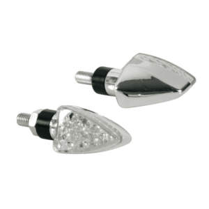 ΦΛΑΣ MOTO ARROW 12V LED 63x25mm ΧΡΩΜΙΟ LAMPA – 2 TEM.