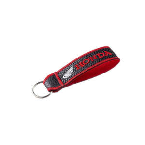 Μπρελόκ Κλειδιών Τεχνόδερμα Κεντητό Δύο Όψεων Honda Moto