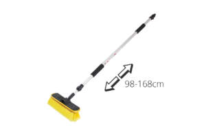 ΒΟΥΡΤΣΑ ΠΛΥΣΙΜΑΤΟΣ ΜΕ ΤΗΛΕΣΚΟΠΙΚΟ ΚΟΝΤΑΡΙ 98>168cm & ΑΝΤΑΠΤΟΡΑ ΓΙΑ ΠΑΡΟΧΗ ΝΕΡΟΥ ΑΜΙΟ – 1 ΤΕΜ.