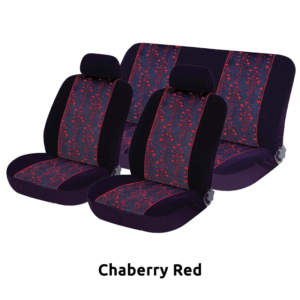 ΚΑΛΥΜΜΑΤΑ ΣΕΤ Α’ ΠΟΙΟΤΗΤΑ VELOUR-JACQUARD 6 ΤΜΧ – Chaberry Red