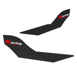 ΔΙΑΚΟΣΜΗΤΙΚΑ SPOILER ΠΛΑΙΝΑ ΑΛΟΥΜΙΝΙΟΥ ΖΕΥΓΑΡΙ 2 ΤΕΜ – ΜΑΥΡΟ