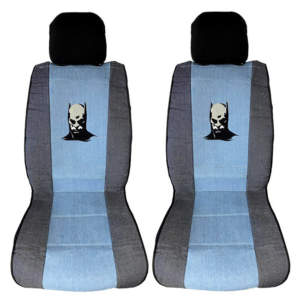 Πλατοκαθίσματα Αυτοκινήτου Πετσετέ DC Comics Batman Μπλε-Γαλάζιο 2 Τεμάχια