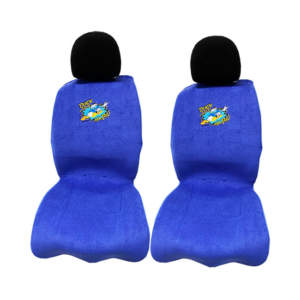 Πλατοκαθίσματα Αυτοκινήτου Πετσετέ Donald Duck "Gone Mad" Μπλε 2 Τεμάχια