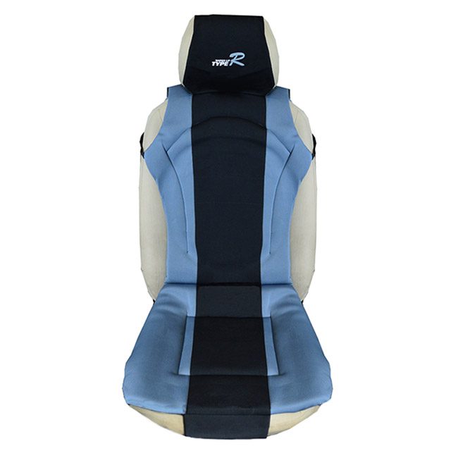 Πλατοκάθισμα Αυτοκινήτου Type-R Μαύρο-Γκρι 2 Τεμάχια