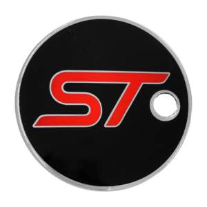 FORD FIESTA ST 2001-2008 ΑΥΤΟΚΟΛΛΗΤΟ ΤΑΠΑΣ ΡΕΖΕΡΒΟΥΑΡ 14,3 cm ΜΑΥΡΟ/ΧΡΩΜΙΟ/ΚΟΚΚΙΝΟ ΜΕ ΕΠΙΚΑΛΥΨΗ ΕΠΟΞΕΙΔΙΚΗΣ ΡΥΤΙΝΗΣ (ΥΓΡΟ ΓΥΑΛΙ) – 1 ΤΕΜ.